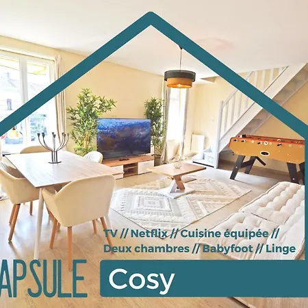 Capstay Cosy Centre 2 Babyfoot & Netflix Appartement Raismes